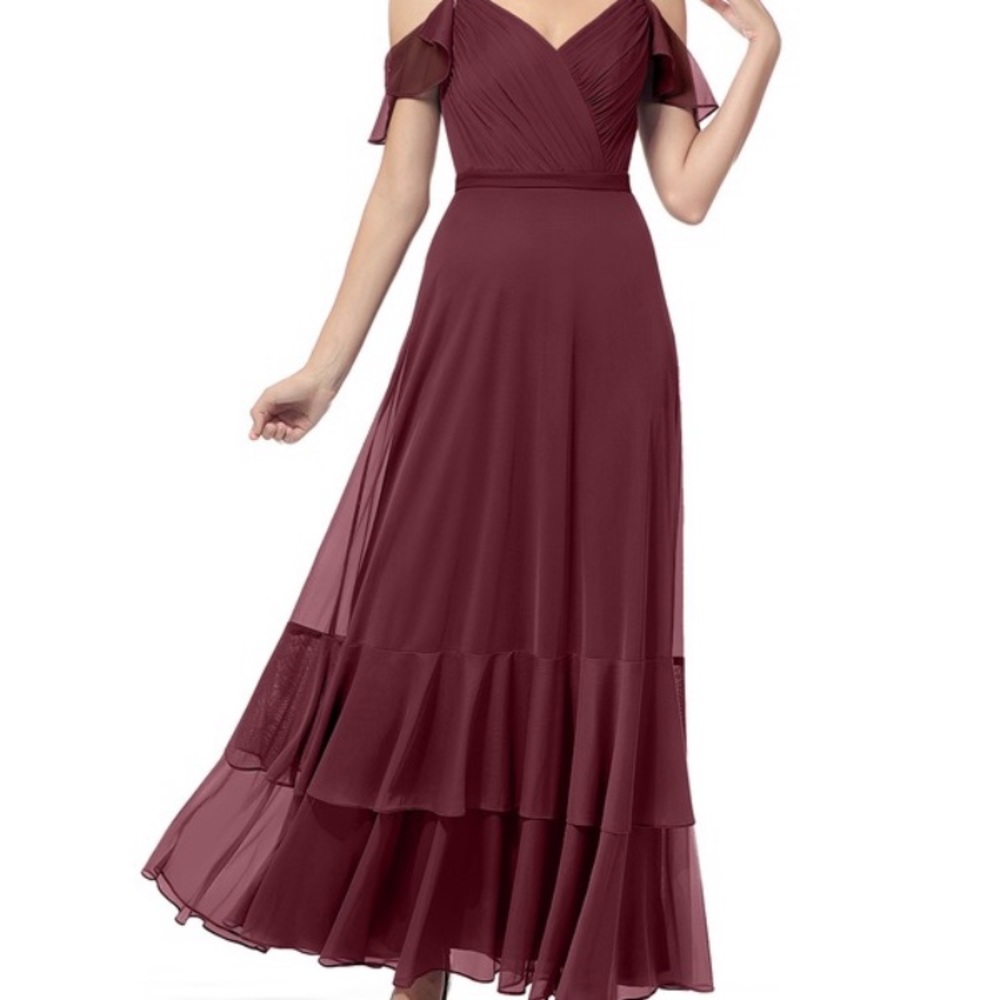 Azazie Cabernet Bridesmaid Dress